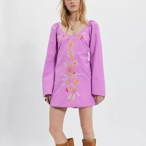 Free People Spring Fling Mini Dress (Pink)